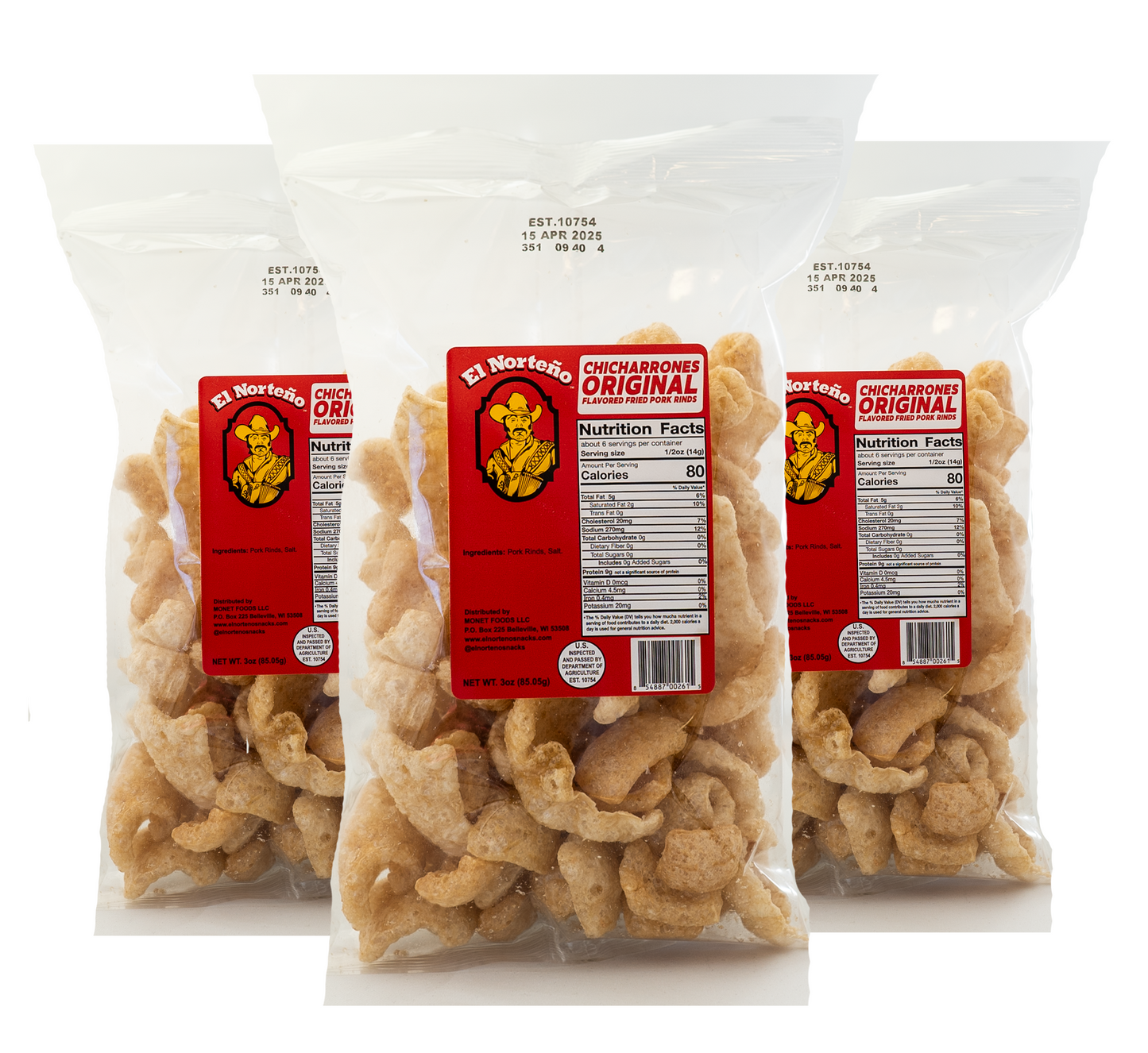 Pork Rinds (3oz Each)