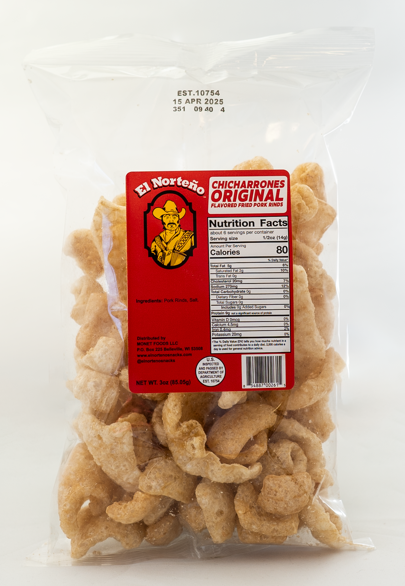 Pork Rinds (3oz Each)