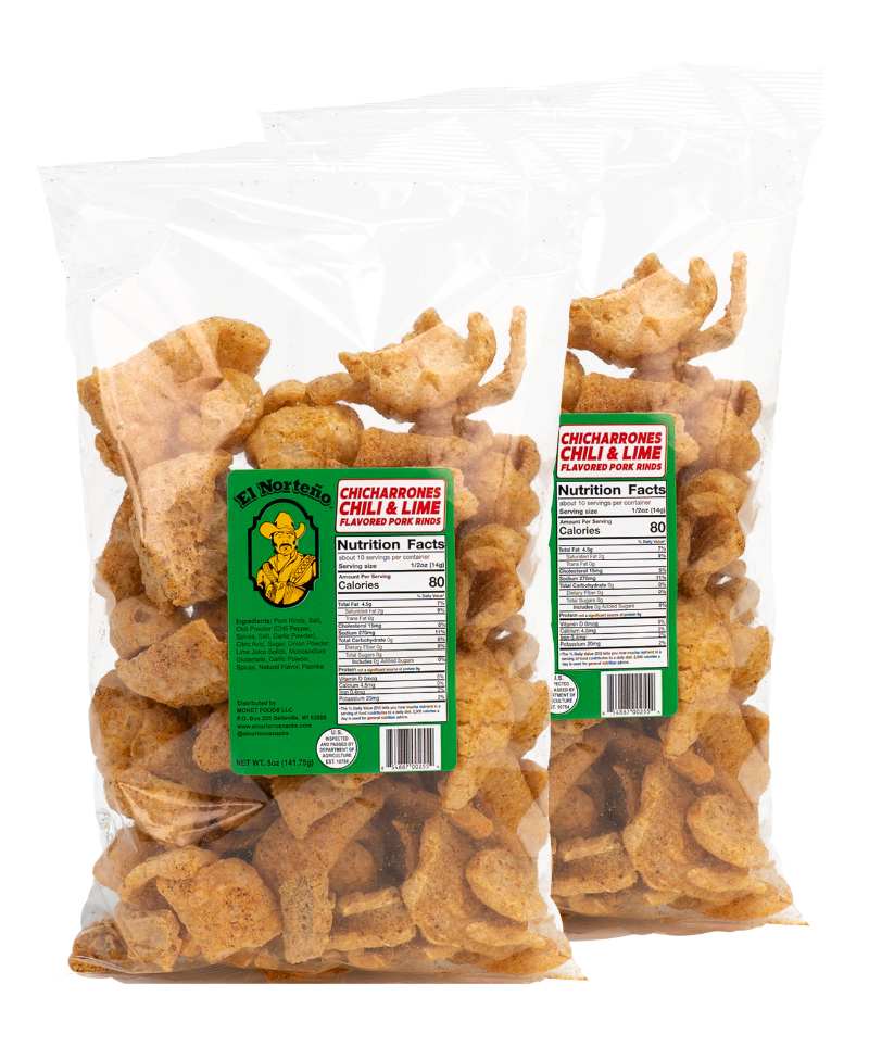 Original Chicharrones / Pork Rinds 2-Pack